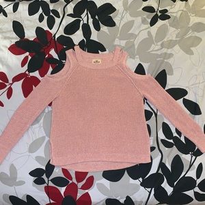 Cold shoulder sweater